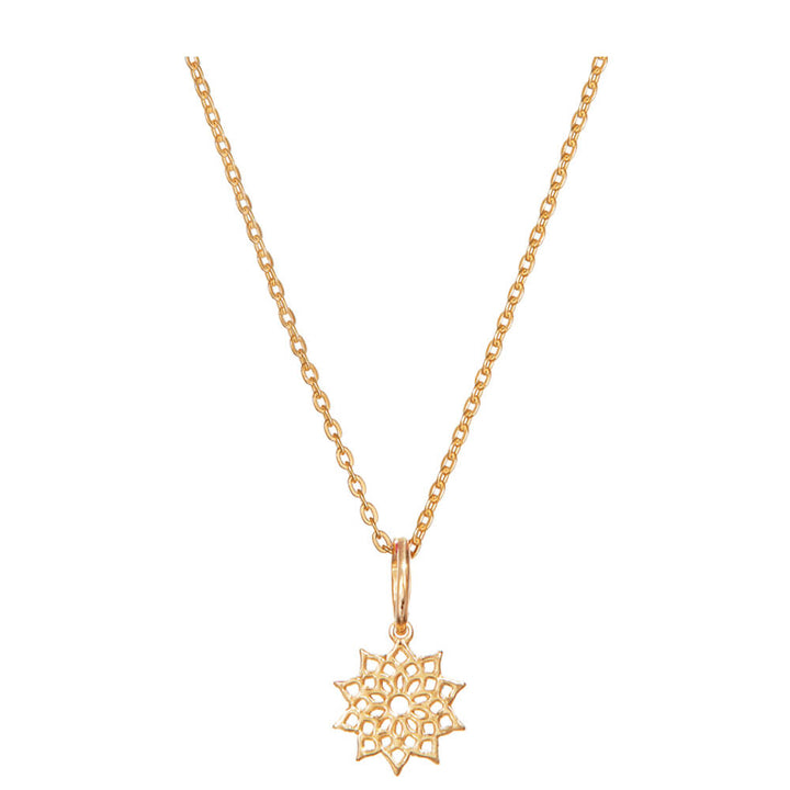 Kronen Chakra Anhänger mini rosévergoldet