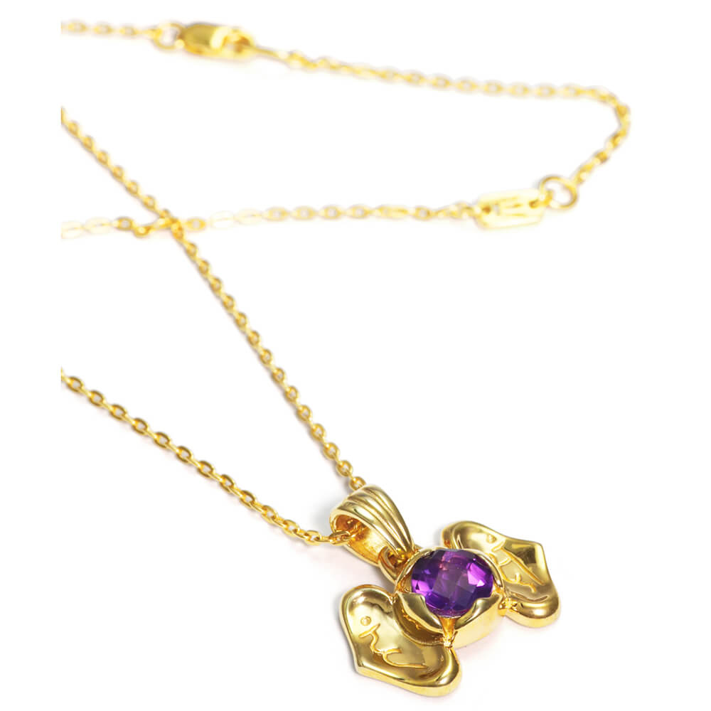 Third Eye chakra pendant gold-plated silver by ETERNAL BLISS - spiritual jewellery