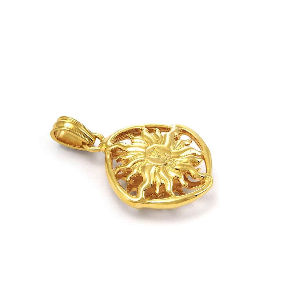 Sonnenrad Schmuck mit Saphir